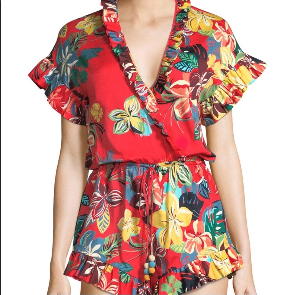 Alexis Red Floral Jumpsuit